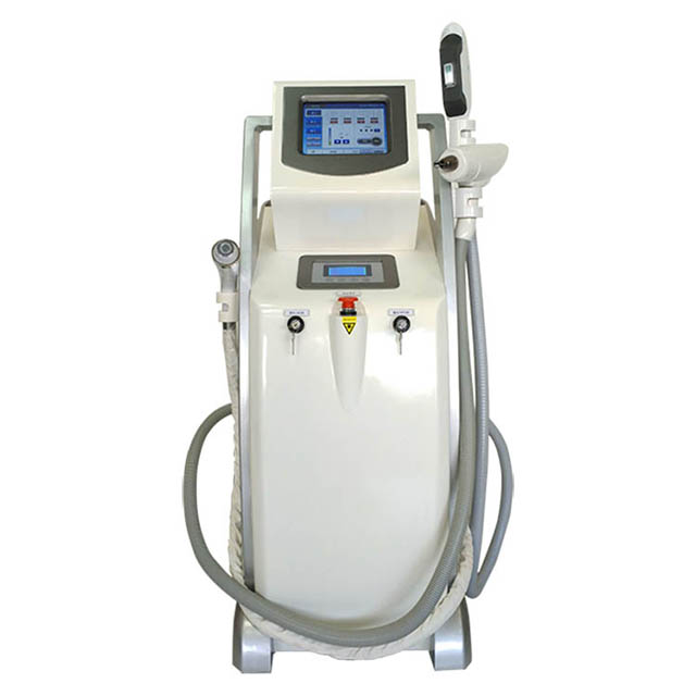 3 in 1 IPL+ ND YAG laser +RF hair removal skin rejuvenation machine